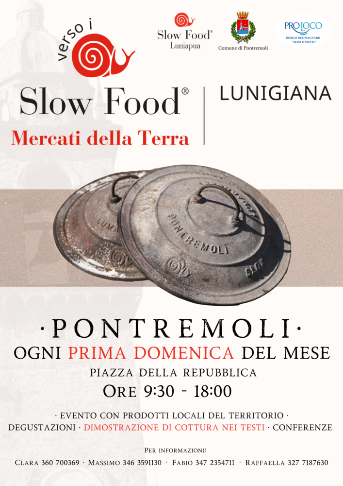 Slow Food Pontremoli dalle 9:30 alle 18