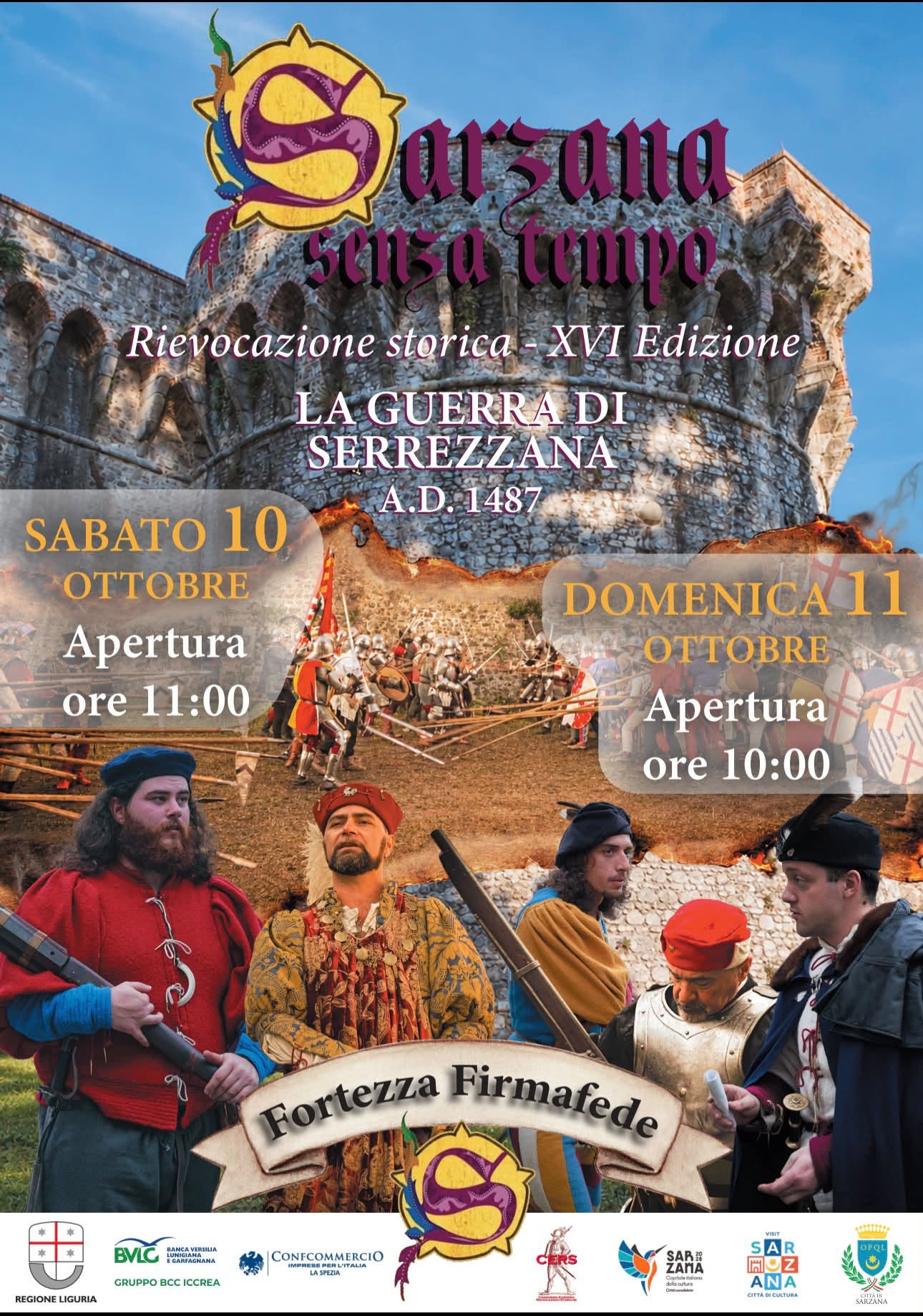 Sarzana Senza Tempo XVI Edizione | 10-11 Ottobre 2026